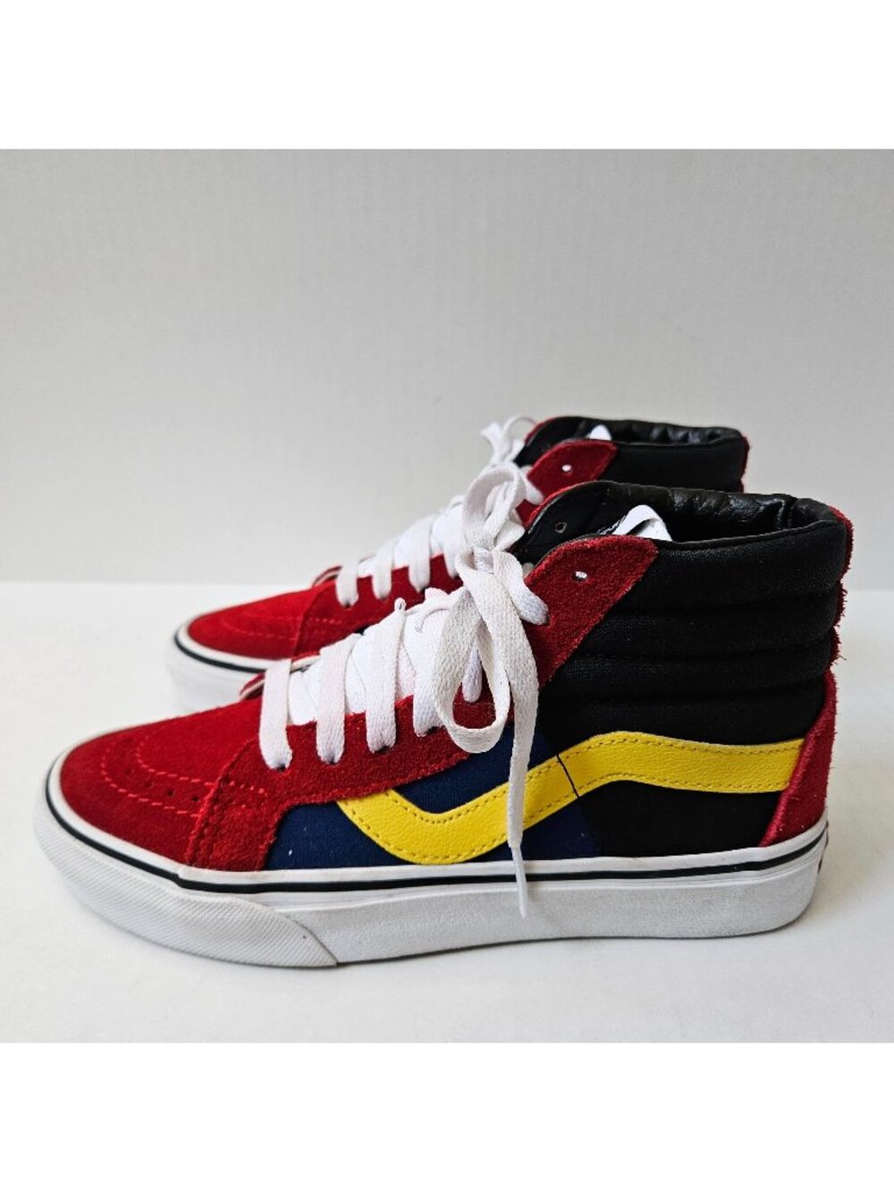 Vans Shoes Mens 4 Sk8 Hi Otw Rally Reissue Chili Pepper White Skate Sneakers